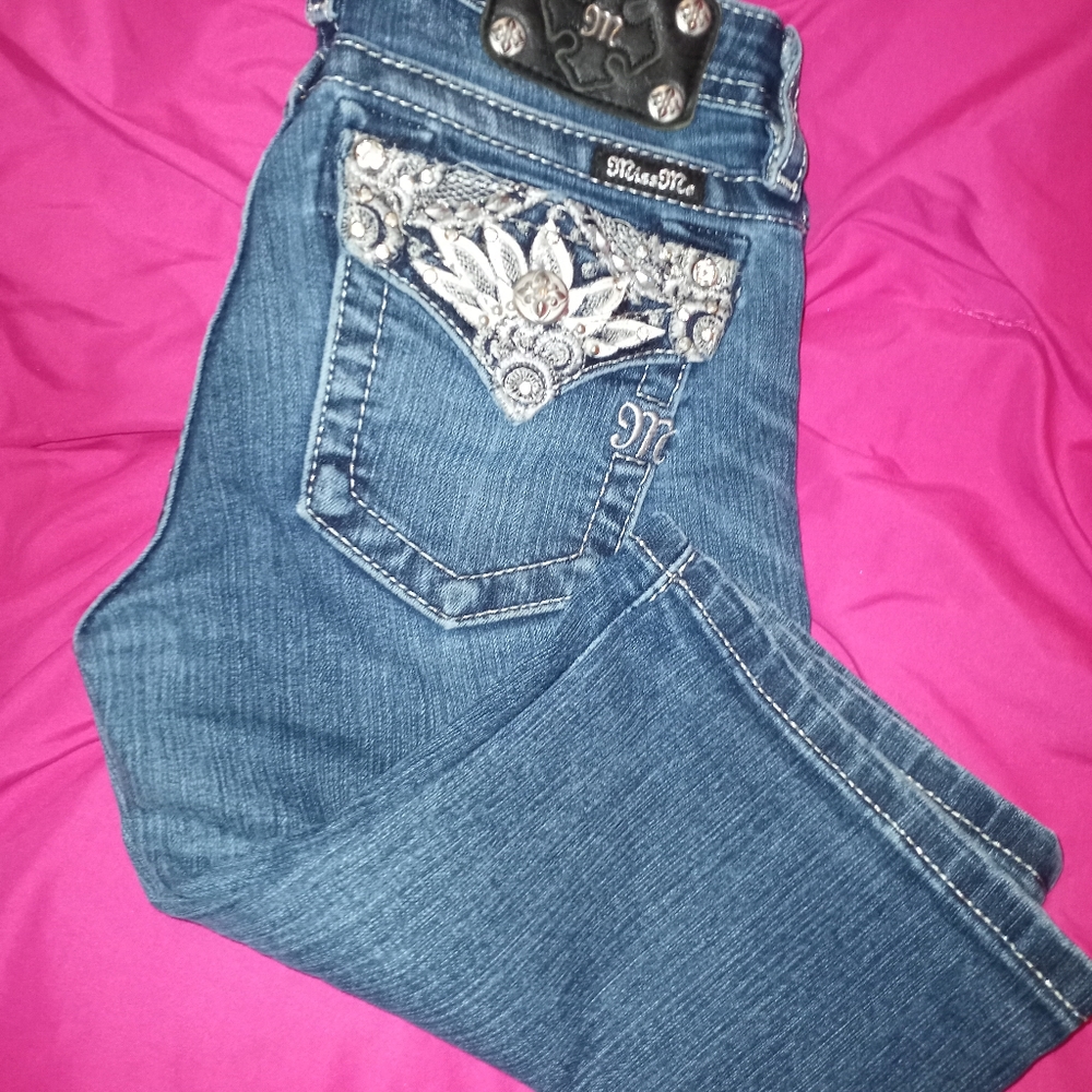 LITTLE GIRL SIZE 16 Miss Me Bermuda